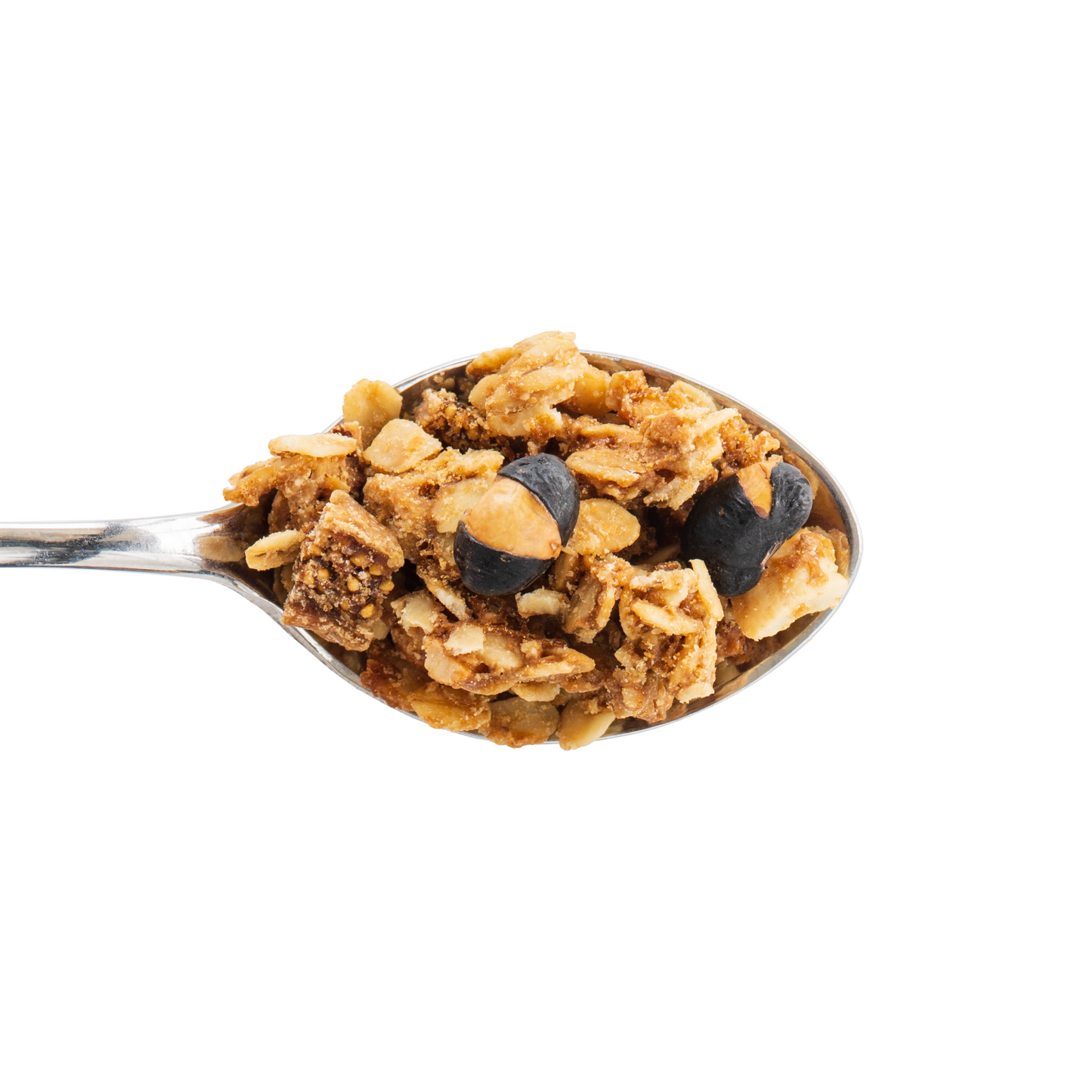 黒蜜きなこ味のオーガニックグラノーラ。黒豆とイチジクが入っています。