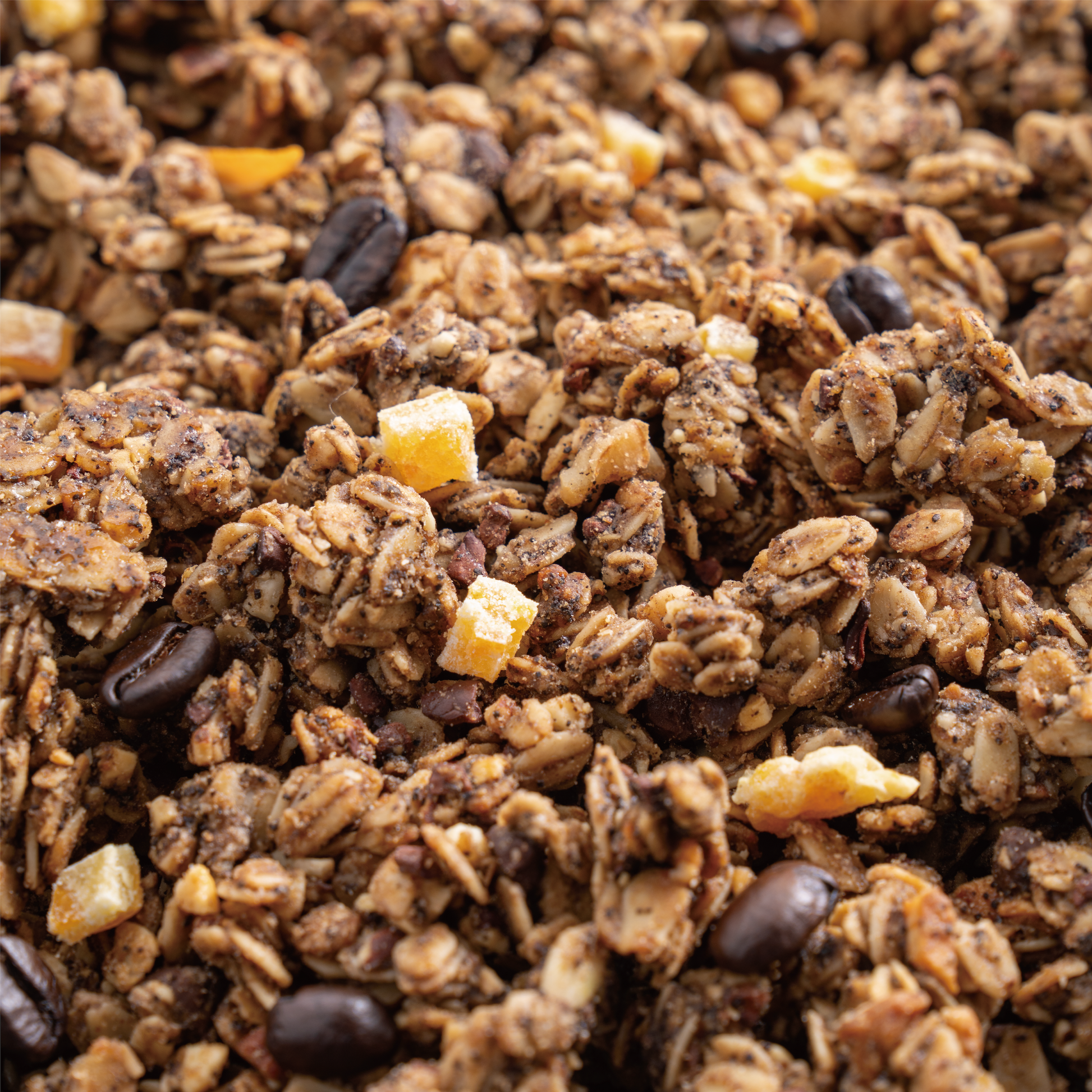 コーヒー味のオーガニックグラノーラ